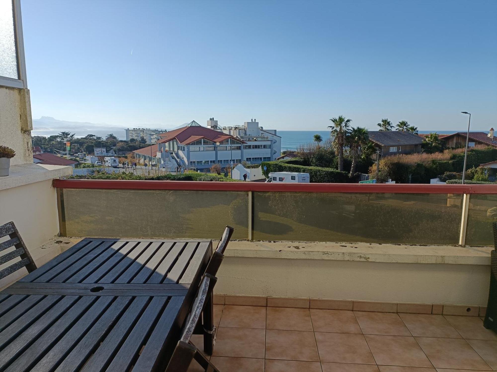 Vue Sur Mer Et Plage De Marbella Biarritz Buitenkant foto